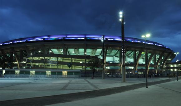 Eclairage LED extérieur Schréder pour la Maracaña Arena de Rio.