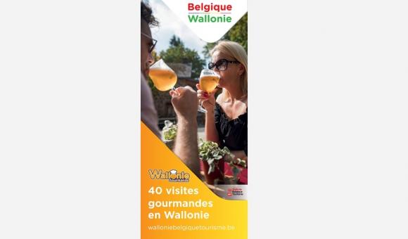  carte 40 visites gourmandes en Wallonie 